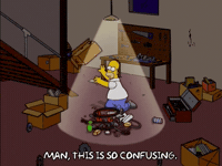 Confused Episode 9 GIF by The Simpsons