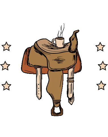 Cowboy Coffee Saddle Up Sticker