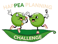Happy Peas Sticker