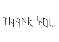 Thank You Sticker Sticker by Roberta Curcă