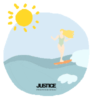 Hang Ten Long Hair Sticker by Just Cuts Salons