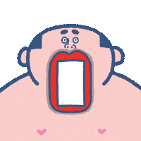 Shock Shocked Gif Sticker by SOWINGHONG