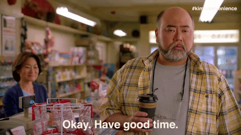 good time cbc GIF by Kim's Convenience