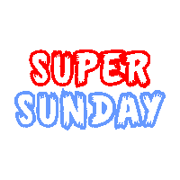 Super Sunday Sticker by Crowd Multiplier