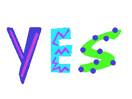 Si Yes Sticker by Marcel Katz / The Art Plug
