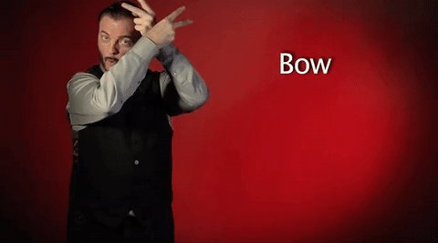 sign language bow GIF by Sign with Robert