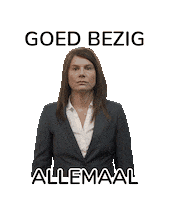 Nathalie Meskens Top Sticker by VTM.be