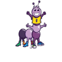 Paars Sticker by Chiro