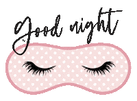 Good Night Sleeping Sticker
