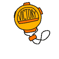 Black And Gold Victory Sticker by The University of Sheffield