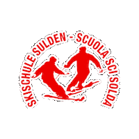 Snowboard Sci Sticker by Ski School Sulden