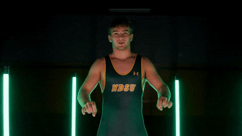 Ndsu Wrestling GIF by NDSU Athletics