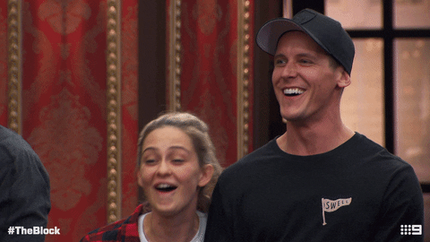 Happy Channel 9 GIF by The Block