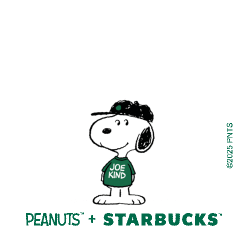 Peanuts Sticker by Starbucks APAC