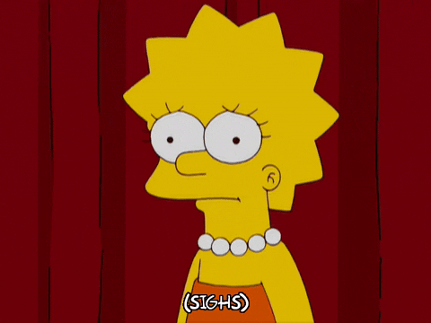 Sad Lisa Simpson GIF by The Simpsons