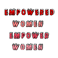 Women Empowering Sticker