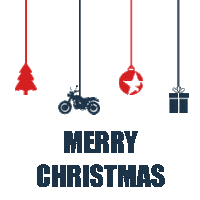 Merry Christmas Sticker by Mash Motorcycles