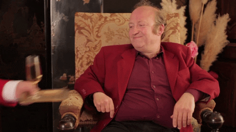 vincentdacquet giphygifmaker surprise champagne laquais GIF