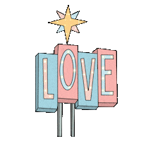 Digital Art Love Sticker
