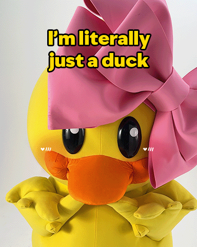 Duck Blushing GIF by Bath & Body Works