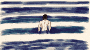 Ocean Waves Swimming GIF by Barbara Pozzi