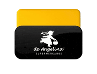 DeAngelina de angelina clube angelina super mercados angelina supermercados Sticker