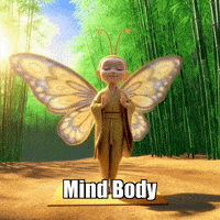 Yoga Butterfly GIF by BuddhaFlyJourney