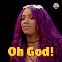Sasha Banks Pain GIF by First We Feast