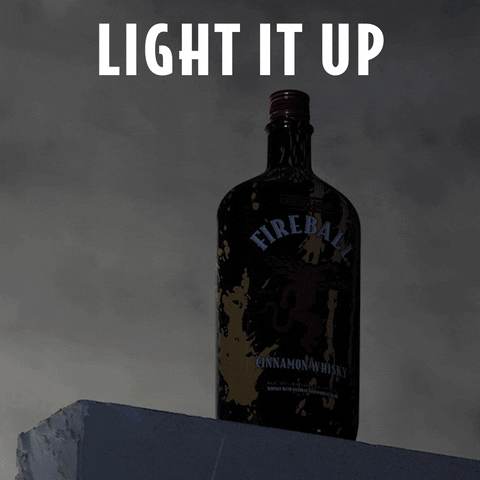 light it up thirsty thursday GIF by Fireball Whisky