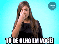 salonline reaction hey looking focus GIF