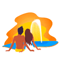 adaciganlija ada par beograd ljubav Sticker