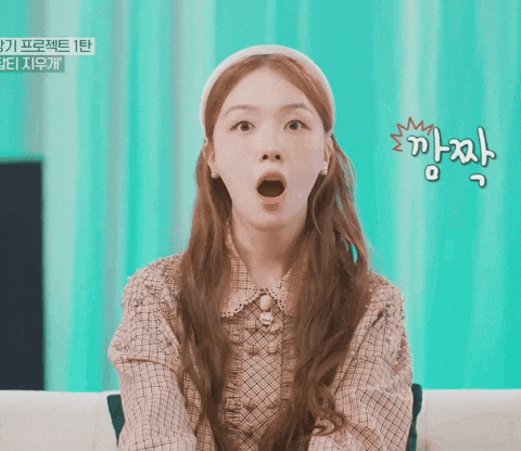 Shocked Bang Minah GIF