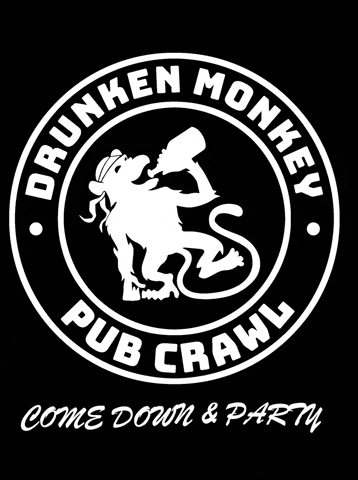 DrunkenMonkeyPrague giphygifmaker bar crawl pub crawl drunkenmonkey GIF