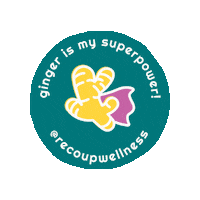 Health Ginger Sticker by Recoup Wellness