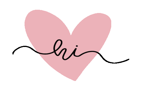 Heart Hello Sticker
