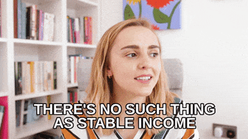 Money Freelancing GIF by HannahWitton