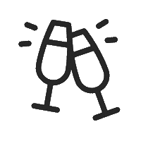 Ladyship Cheers Grey Sticker by Ladyship
