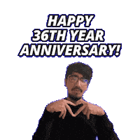 36 Year Anniversary Sticker