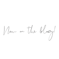 New On The Blog Sticker