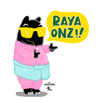 Raya Maafzahirbatin Sticker by The Tapping Tapir