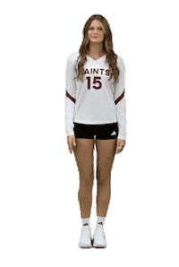 Happy Blowing Kiss Sticker by Aquinas Volleyball