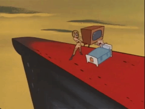 ren and stimpy nicksplat GIF