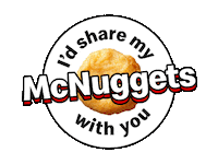 Best Friend Nuggets Sticker by McDonaldsUK