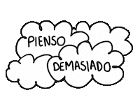 historiasenminiatura doodle pensar ansiedad historias Sticker