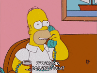 homer simpson telephone GIF