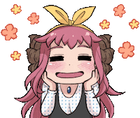 Happy Blush Sticker by Jin