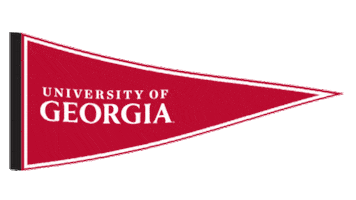Georgia Flag Uga Sticker by University of Georgia