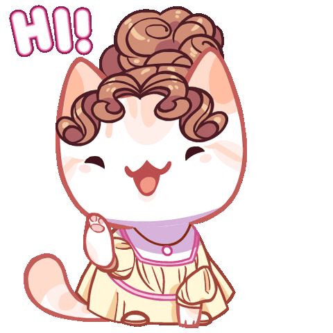 Happy Cat Sticker by Mino Games