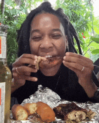 Hot Chicken Eating GIF