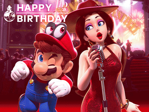 birthday nintendo GIF